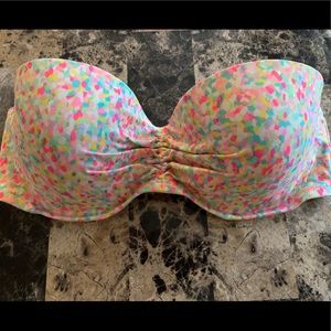 Victoria’s Secret push up bandeau bikini top 36DD
